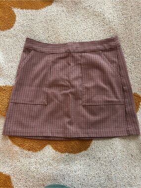 Plaid Mini Skirt